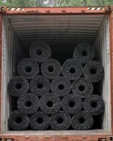 Fil barbelé concertina double hélice galvanisé à chaud haute résistance, diamètre 500 mm, 5 m/rouleau, pour la sécurité à long terme des centrales électriques et des postes de transformation