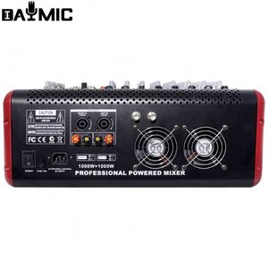 AOSHEN-Amplificateur <span class=keywords><strong>de</strong></span> puissance professionnel 2x350W, 8 canaux, 16 DSP, USB, avec double microphone sans fil - Product Image 3