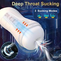 Masturbateur automatique vibrant et texturé 3D doux pour hommes – Godet de masturbation pour sexe oral