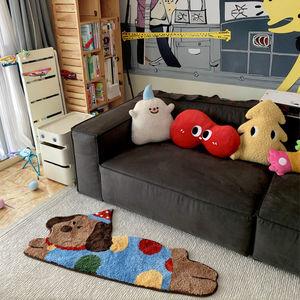 <span class=keywords><strong>Tapis</strong></span> antidérapant en peluche confortable pour <span class=keywords><strong>chien</strong></span> de dessin animé doux <span class=keywords><strong>tapis</strong></span> moelleux personnalisé pour salon fabriqué à la machine - Product Image 5