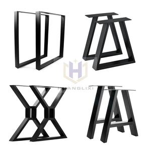 اطارات طاولات للمطاعم الصناعية، اطارات معدنية لمكاتب المطاعم، اطار معدني للاثاث واستراحة الطعام والقهوة من الحديد الزهر - Product Image 1