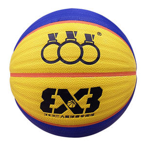 <span class=keywords><strong>Balón</strong></span> <span class=keywords><strong>de</strong></span> Baloncesto Triple Ring 3x3 Número 6 con Patrón <span class=keywords><strong>de</strong></span> Ondas, para Interior/Exterior, Entrenamiento 3 contra 3, 3V3, Modelo 4567 <span class=keywords><strong>de</strong></span> PU que Absorbe la Humedad - Product Image 5