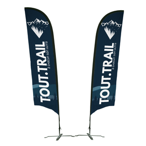 PDYEAR Usine Extérieur Publicité Personnalisée Bannières Volantes Polyester Impression <span class=keywords><strong>Plage</strong></span> Larme Plume Drapeaux - Product Image 6