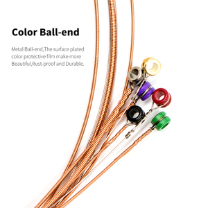 Cordes pour guitare acoustique en cuivre pur, 5 m de bonne qualité, vente en gros, TX620-P - Product Image 4