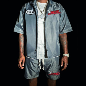 DCY 2025 Trending Product High Quality Streetwear <strong>Tracksuit</strong>,<strong>Tracksuit</strong> Men Custom,Men Joggers Suits Nylon Set - Product Image 2
