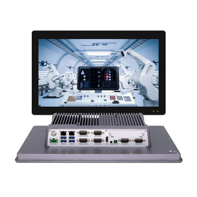 15.6 Inch IP65 All-in-One Industrial Panel Computer Fanless Touchscreen Windows/Linux Rugged Embedded LCD Screen for Industrial