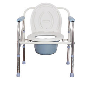 Silla de inodoro portátil con ancho y altura ajustables para uso doméstico, adecuada para adultos, ancianos, discapacitados y embarazadas. - Product Image 1