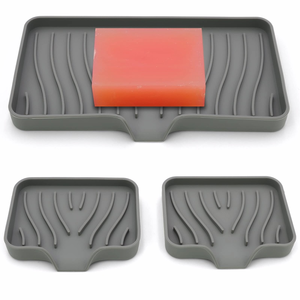 Silicone xà phòng chủ khay dễ dàng làm sạch thác nước xà phòng thoát nước Mat phòng tắm truy cập Silicone vòi nước Mat cho bồn rửa nhà bếp - Product Image 4