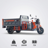 Tricycle électrique zéro émission avec contrôle de descente en pente pour l'Amérique du Sud