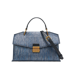 Bolso bandolera de piel sintética estilo mujer con cierre de cremallera, nuevo bolso de moda con cadena de diamantes de poliéster. - Product Image 2