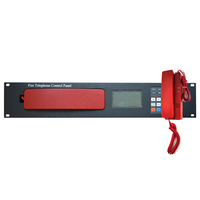 Panel de Control Telefónico para Incendios Tanda TN7000, Sistema de Intercomunicación para Bomberos, Sistema de Emergencia contra Incendios, Pantalla LCD, 4 Zonas, 100 Puntos de Dirección