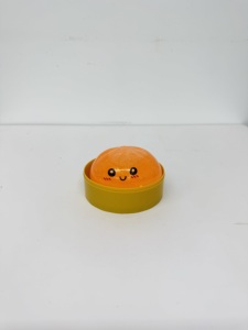 Bolas Antiestrés Sensoriales Blandas de Descompresión con Purpurina en Forma de Dumpling Bao Bun, Juguetes Fidget para Aliviar el Estrés con Caja Vaporizadora - Product Image 5