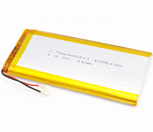 1056130 de 11000mah 3,7 v soldadura de polímero de litio de la batería de iones de las células paquete con conector para ups - Product Image 5