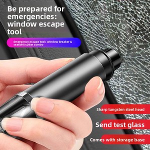 Marteau de sécurité robuste en acier tungstène pour briser les vitres de voiture, camion et bus en cas de secours - Product Image 2