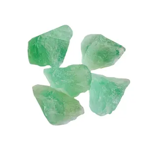 Hot Sale Feng Shui Folk Arts Green fluorite raw Crystals for Home Decoration