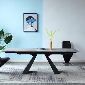 <span class=keywords><strong>Table</strong></span> à manger <span class=keywords><strong>en</strong></span> céramique avec <span class=keywords><strong>pieds</strong></span> <span class=keywords><strong>en</strong></span> métal, meuble moderne et personnalisé, offre spéciale - Product Image 1