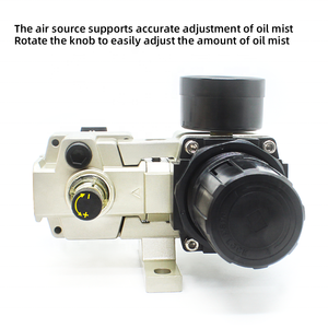 Unidad de Tratamiento de doble fuente de aire neumática, lubricador regulador de presión de aire, <span class=keywords><strong>SMC</strong></span>, FRL, ac2010 / ac3010 / ac4010 / ac5010 - Product Image 3