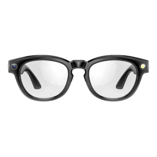 Blue Light Blocking Camera Smart Glasses for Men with Ai Translator Wireless Audio Smart Reading & Music Features