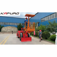 Plateforme élévatrice souterraine 500 kg, hauteur de levage maximale 7,2 m, force de traction 100 kN, plateforme de travail minière