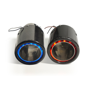 Punta <span class=keywords><strong>de</strong></span> <span class=keywords><strong>escape</strong></span> universal <span class=keywords><strong>de</strong></span> fibra <span class=keywords><strong>de</strong></span> carbono real con <span class=keywords><strong>luz</strong></span> <span class=keywords><strong>LED</strong></span>, roja/azul, <span class=keywords><strong>para</strong></span> modificación <span class=keywords><strong>de</strong></span> automóviles - Product Image 6