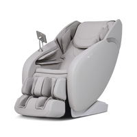 Fauteuil de massage intelligent iRest SL Track AI pour le corps entier, inclinable à gravité zéro, avec tablette de commande et rouleaux chauffants pour les pieds
