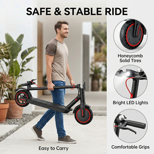 สกู๊ตเตอร์ไฟฟ้าพับได้ YIZHI สำหรับผู้ใหญ่ แบบพกพา 3 ระดับความเร็ว น้ำหนักเบา เหมาะสำหรับการเดินทางในเมือง - Product Image 6