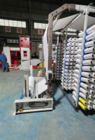 Machine à tisser circulaire à grande vitesse et à haut rendement énergétique, système compact à 6 navettes pour la production de sacs tissés en PP/HDPE