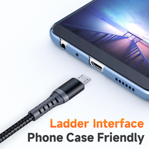 Mcdodo 228 nylon <span class=keywords><strong>b</strong></span>ện mạnh mẽ SR Cáp 0.2M/1M <span class=keywords><strong>Micro</strong></span> sạc 3A QC3.0 sạc nhanh <span class=keywords><strong>USB</strong></span> <span class=keywords><strong>Micro</strong></span> cáp cho điện thoại di động - Product Image 4