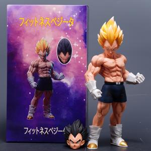 Figura Coleccionable de Vegeta de DBZ Fitness, Forma de Super Saiyan con Cabeza Intercambiable, Arte Corporal Detallado para Entusiastas de DBZ - Product Image 1