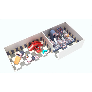 Trẻ em mềm chơi trong nhà leo núi và trượt kết hợp vật liệu không độc hại mầm <span class=keywords><strong>non</strong></span> mẫu giáo Thiết kế phòng chơi - Product Image 2