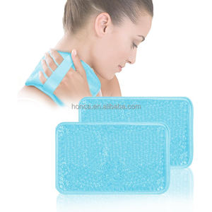 Soulagez la douleur et réduisez le gonflement avec ces compresses de glace multifonctionnelles en forme carrée, perles de gel, compresse chaude et froide pour la maison avec cette compresse froide réutilisable - Product Image 5