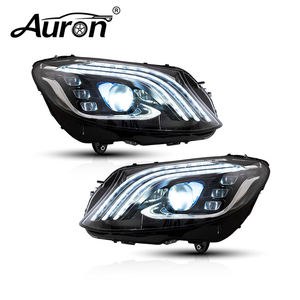 Conjunto de Faros LED de 12V de Alta Calidad 6000K para Mercedes-Benz Clase C W205 (Modelos 2015-2020) |   Actualización de Estilo OE con DRL - Product Image 1