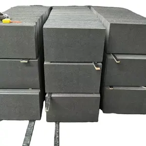 China good price CE standard black granite slabs