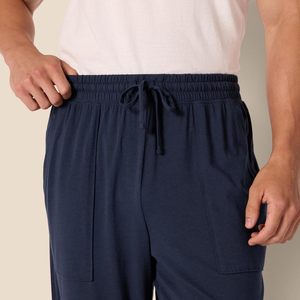 Pantalon de pyjama en maille de coton mélangé pour homme Amazon Essentials, bas de pyjama doux - Product Image 5