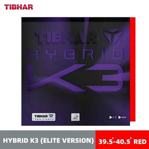 Caoutchouc de tennis de table TIBHAR K3 K3PRO K3FX avec picots collants et éponge allemande à petits pores pour attaque rapide et topspin - Product Image 1
