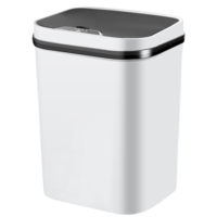 Poubelle automatique de corbeille, 40 l, boîtier en plastique, sans contact, pour maison intelligente
