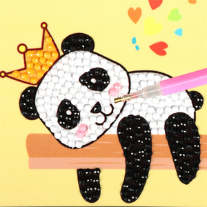 <span class=keywords><strong>Panda</strong></span> DIY Animal DiamondPainting 3D Autocollants Faits À La Main Arts Artisanat Kits <span class=keywords><strong>Peinture</strong></span> <span class=keywords><strong>par</strong></span> Numéros Diamants Jouets Pour Enfants - Product Image 6