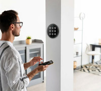 Panel de Control Táctil Circular de 5 Pulgadas con Android 11, RK3566, Alimentación POE, RS485 Cableado, para Edificios Inteligentes y Domótica, con Interfaz de Usuario Personalizable