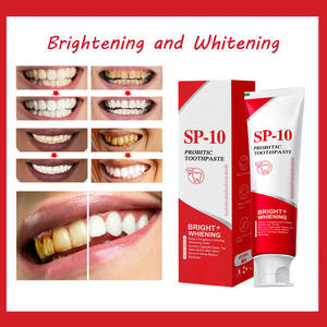 Pasta Dental Probiótica SP-10 para el Cuidado Bucal, Blanqueadora, Elimina Manchas de Té y Café, Aliento Fresco a Menta, 120g - Product Image 2