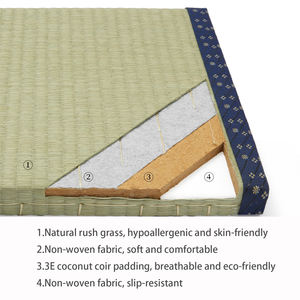 可折叠日式榻榻米垫地垫环保天然椰纤维适合瑜伽/茶室/客厅 - Product Image 6