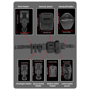 Sivi chiến thuật vành đai an ninh bánh rip-Stop nhiệm vụ đào tạo thiết bị hoạt động ngoài trời đa Túi bảo vệ vành đai nhiệm vụ - Product Image 2