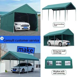 Abri extérieur JUYIXIN Sl-1 sur mesure, imperméable, à structure <span class=keywords><strong>en</strong></span> acier monocouche, toit <span class=keywords><strong>en</strong></span> PE, installation facile, protection UV, toutes saisons - Product Image 5