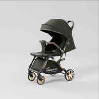 Poussette Kidilo légère et convertible en acier inoxydable, avec cadre en tissu Oxford, landau pliable pour bébé, capacité de charge de 20kg de haute qualité