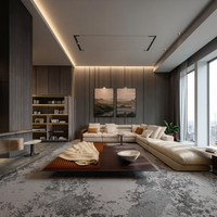 Ensemble de canapés sectionnels en cuir de luxe italien contemporain pour salon et appartements - Rembourrage en éponge
