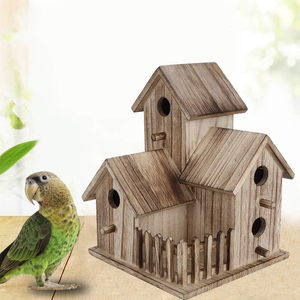 Houten Vogelhuis Buiten Tuin Vogel Nestbak Vogelhuis Dierbenodigdheden - Product Image 6