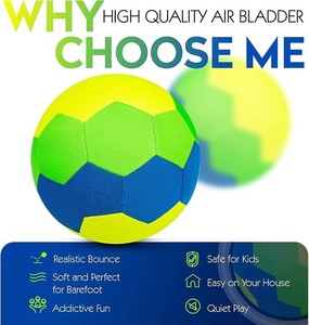 OEM Tùy Chỉnh Im Lặng Bóng Đá Bóng Tiếng Ồn-Miễn Phí Bọt Mềm Mại Và An Toàn Bóng Đá Cho Trẻ Em Trong Nhà Nhà Bền Yên Tĩnh Chơi Đồ Chơi - Product Image 2