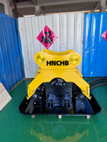 Compacteur vibrant hydraulique pour excavatrice, accessoire de compactage du sol HNCHB