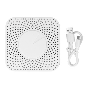 בודק איכות אוויר חכם עם בקרת אפליקציית WiFi, גלאי CO2 עבור HCHO, VOC, טמפרטורה, לחות, PM2.5, מתח <span class=keywords><strong>DC</strong></span> 5V - Product Image 1