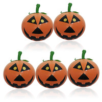Décoration gonflable citrouille orange en PVC écologique et imperméable pour Halloween, fête, télécommande, IP44 G&L 39x44cm