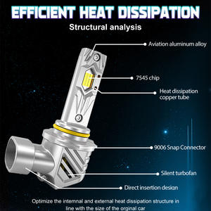 Xenplus W25 Oem voiture lumières accessoires 12V 9006 9005 9007 Led phare Conversion <span class=keywords><strong>Kit</strong></span> H11 H7 H4 feux de croisement ampoules de phare - Product Image 4